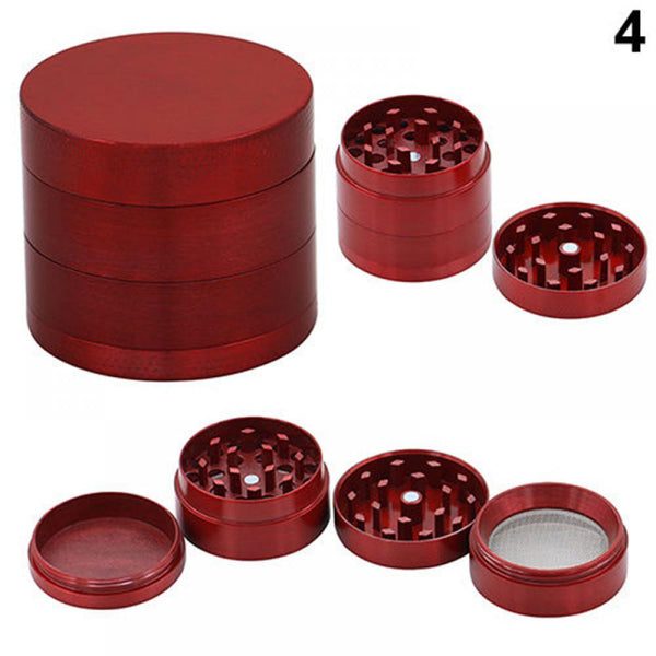 New 4 Layer Broken Smoke Grinder Metal Tobacco Grinder Smoking Pipe Herb Grinders Weed sigaretten maker moledor de hierba