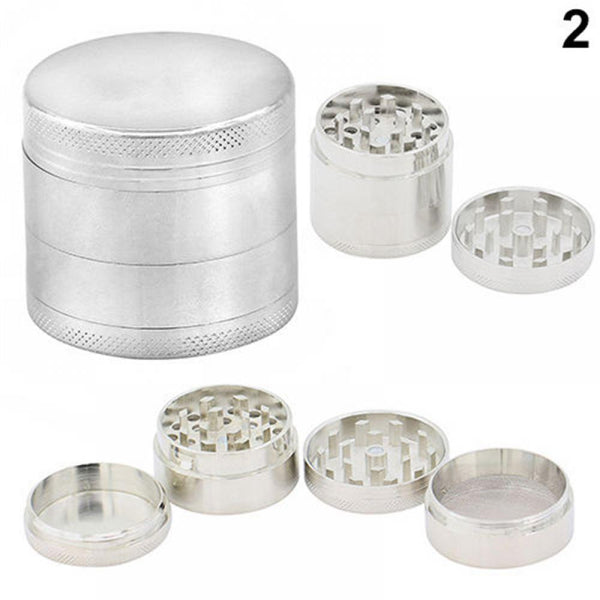 New 4 Layer Broken Smoke Grinder Metal Tobacco Grinder Smoking Pipe Herb Grinders Weed sigaretten maker moledor de hierba