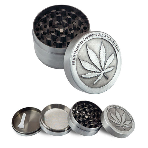 Metal Stainless Steel Coin Shape Pattern Herbal Herb Tobacco Grinder Smoke Cigar Magnetic D0782